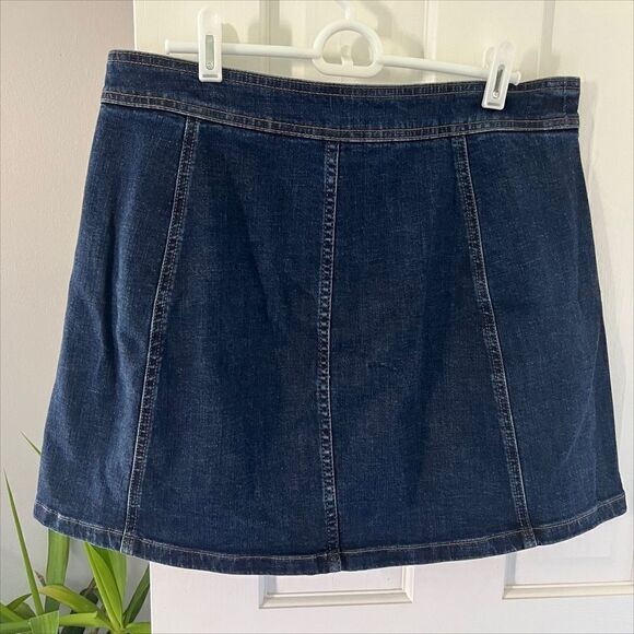 Madewell Stretch Denim Mini Jean Skirt - Picture 4 of 5